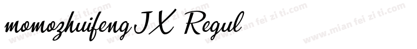 momozhuifengJX Regul字体转换